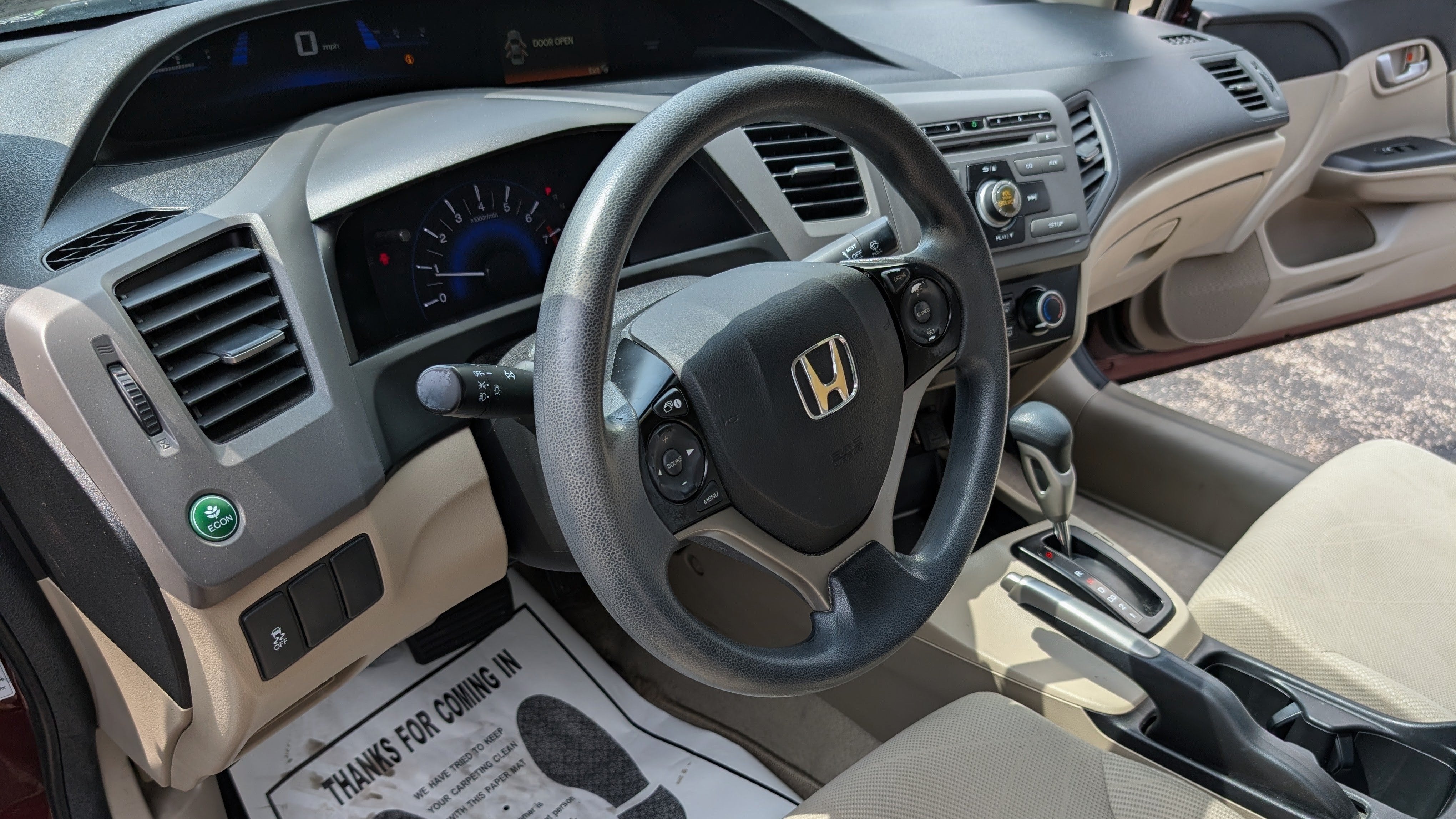 2012 Honda Civic Sdn LX
